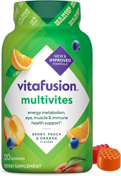 Vitafusion Multivites gummy multivitamin label