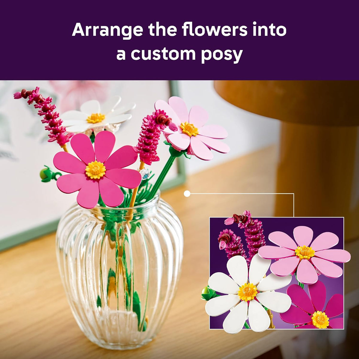 171-piece LEGO Cosmos Flowers gift set for ages 9 and up