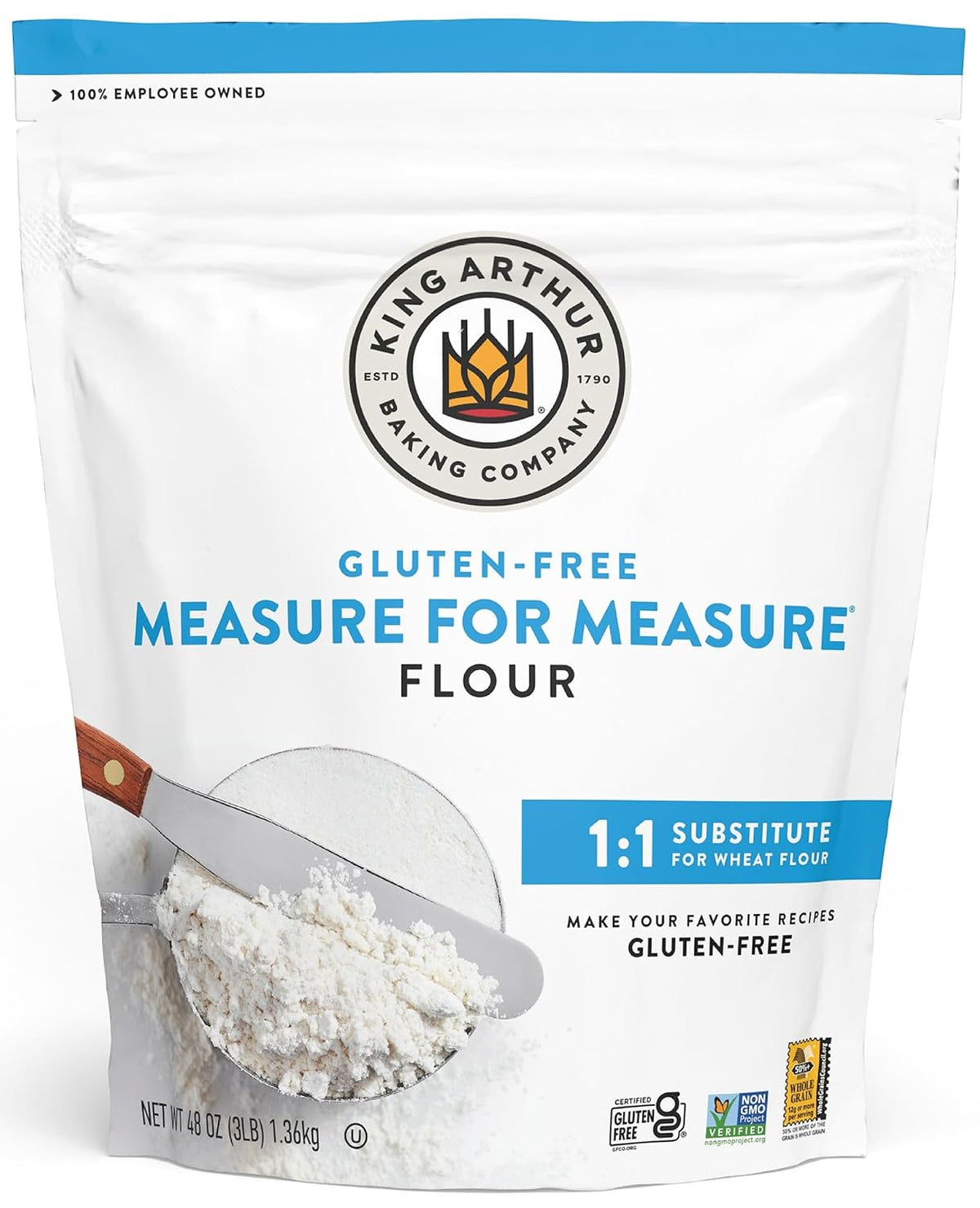 King Arthur gluten-free all-purpose baking flour bag