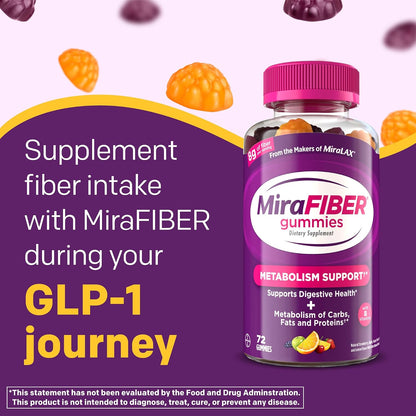 Mixed fruit fiber gummies with B vitamins
