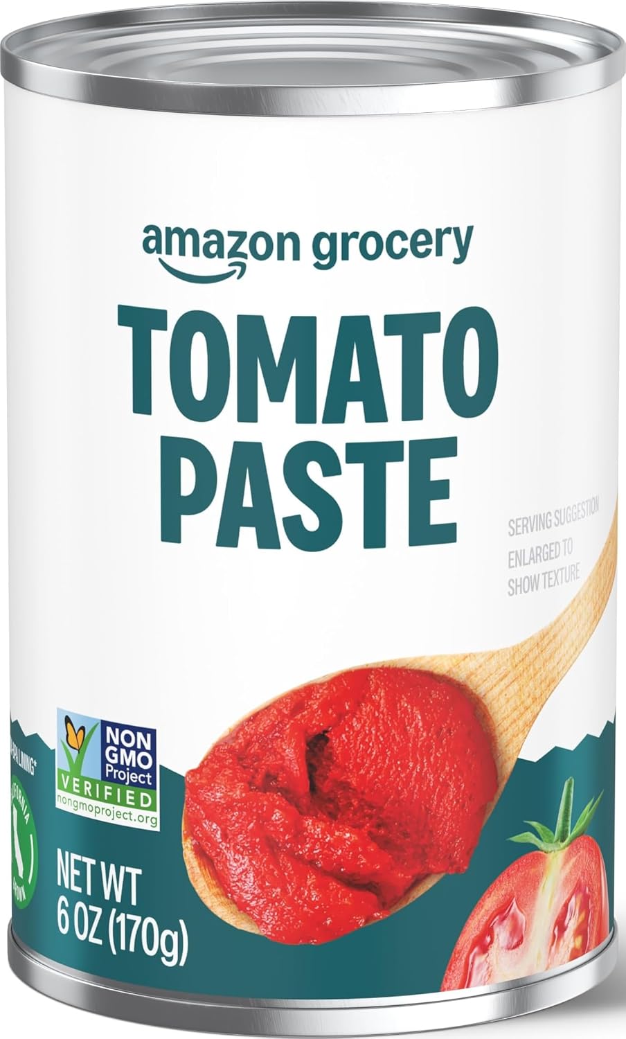 Amazon Grocery canned tomato paste, 6 oz