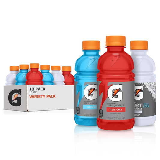 Gatorade Fruit Punch Glacier Cherry Cool Blue sports drinks