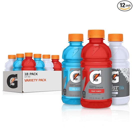 Gatorade Thirst Quencher variety pack 18 bottles