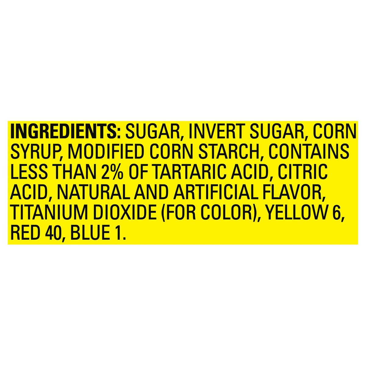 SOUR PATCH KIDS gummy candy with four tropical flavors