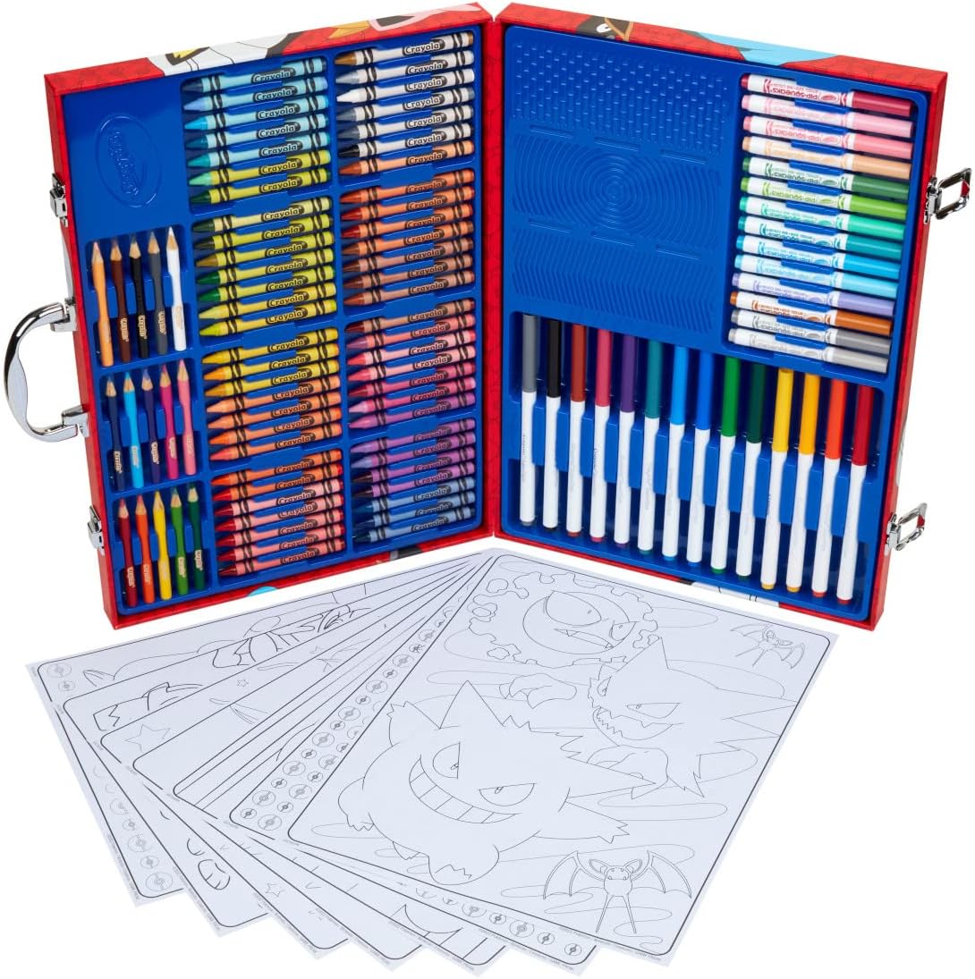 Crayola Pokémon crayons colored pencils and washable markers set