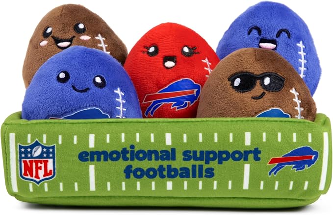 Cute Detroit Lions room decor plush football set