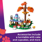LEGO Friends set with mushroom chairs and accessories