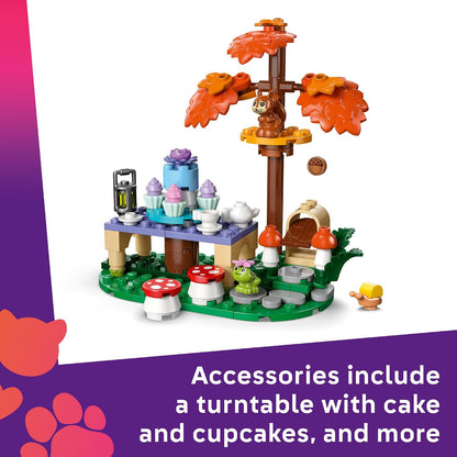 LEGO Friends set with mushroom chairs and accessories