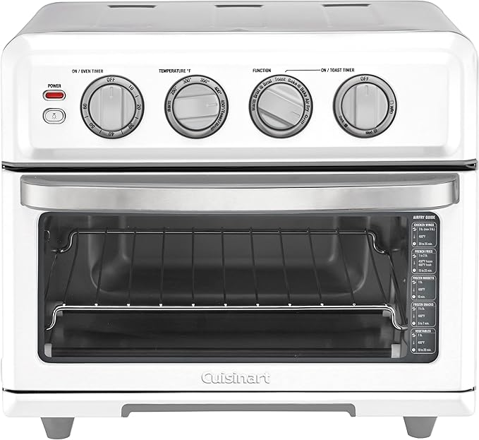 Cuisinart white air fryer toaster oven with grill