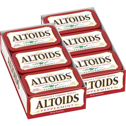 Altoids peppermint mints in pocket-sized tin