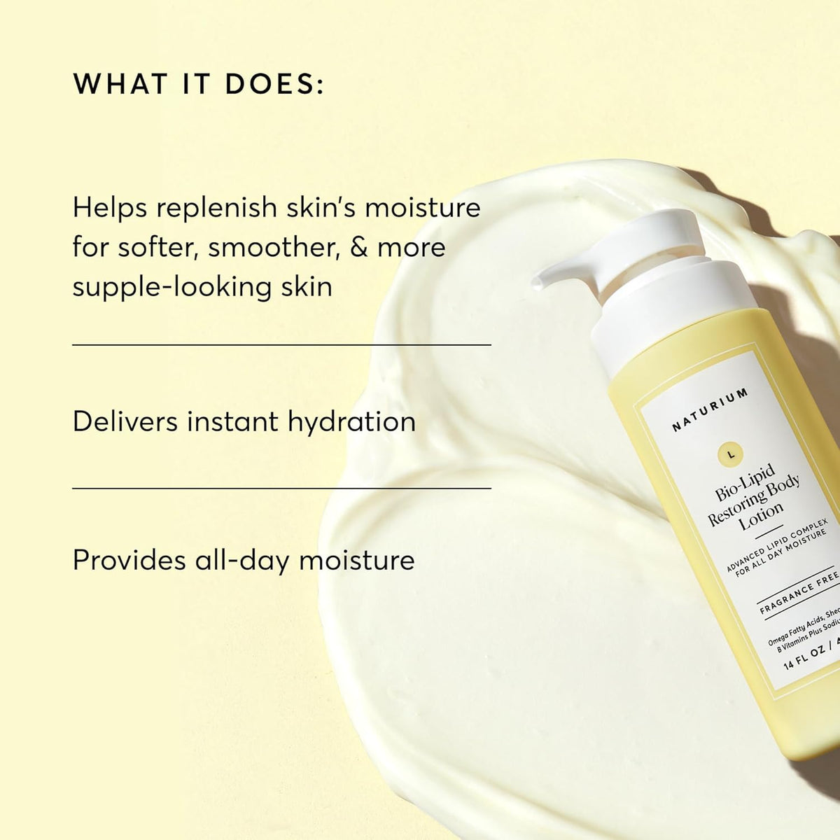 Naturium skin care body moisturizer bottle