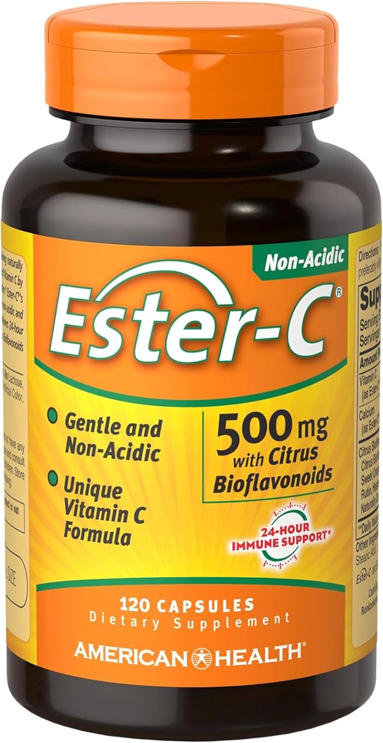 Ester-C with citrus bioflavonoids 120 count supplement