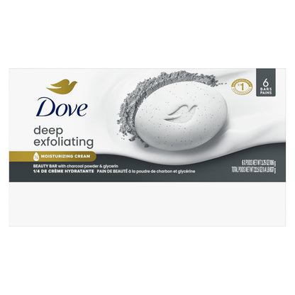 Dove exfoliating body cleansing bar, 3.75 oz