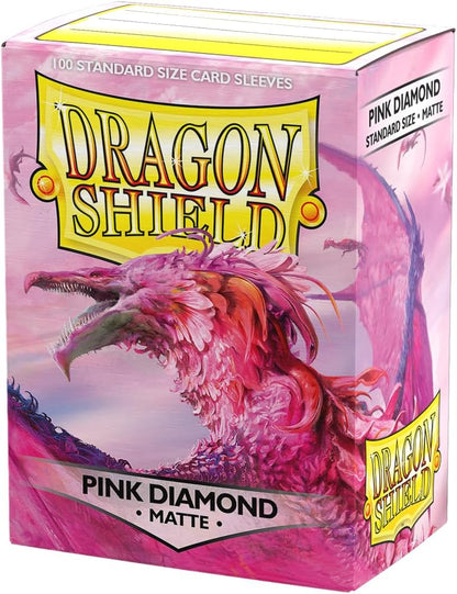 Clear front Dragon Shield sleeves for collectible cards