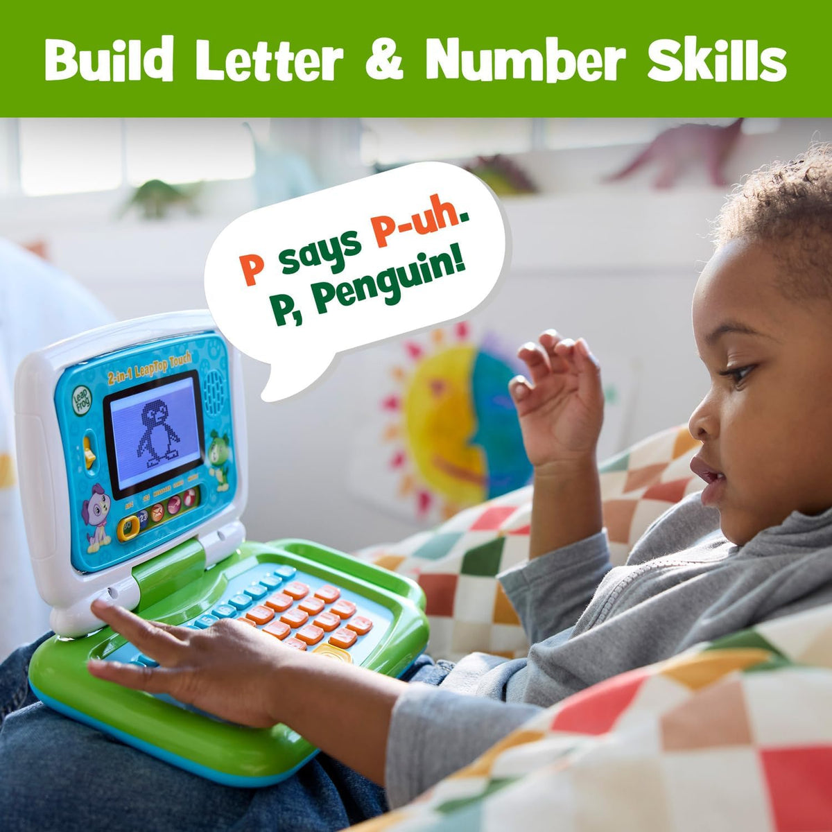 LeapFrog electronic learning toy with A-Z keyboard