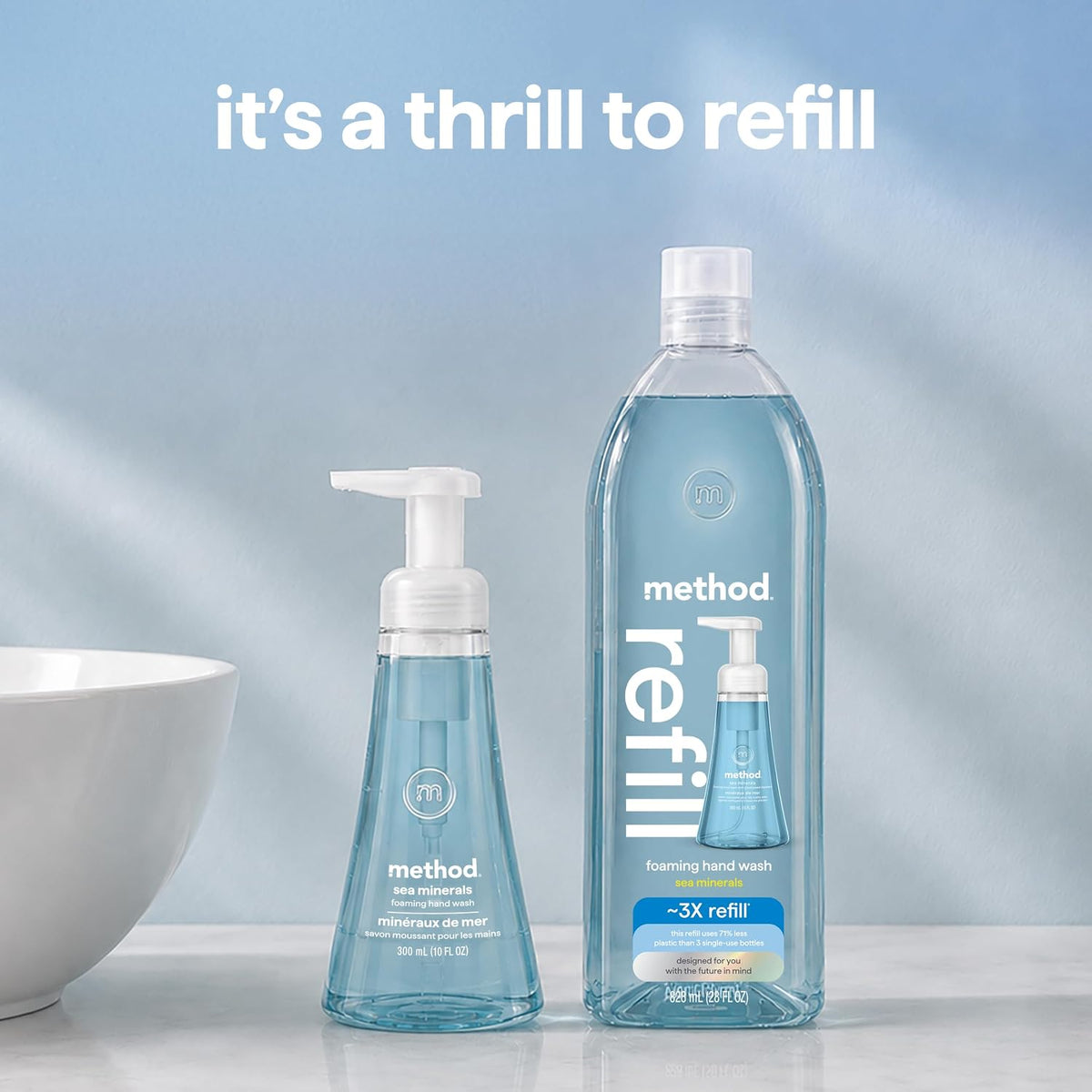 Cruelty-free Method foaming hand wash refill