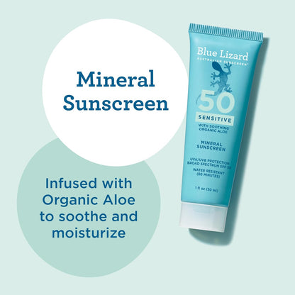 Blue Lizard Sensitive sunscreen lotion 1oz 24-pack