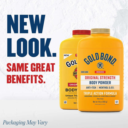 Gold Bond medicated powder for moisture absorption