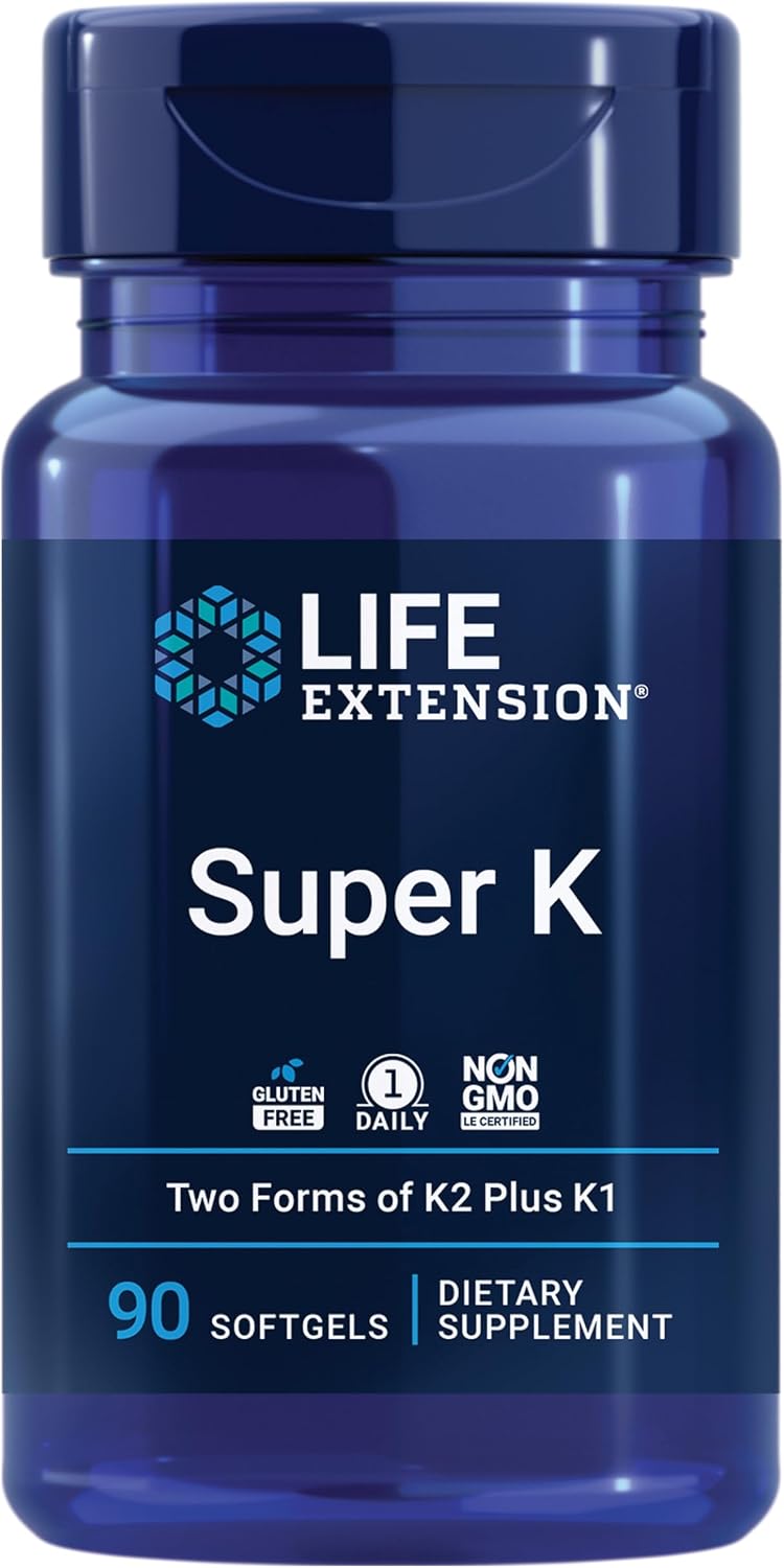 Life Extension Super K K1 and K2 supplement