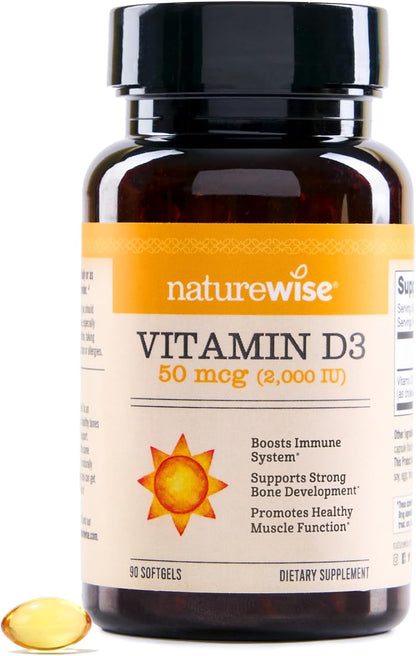 NatureWise Vitamin D3 immune support mini softgels