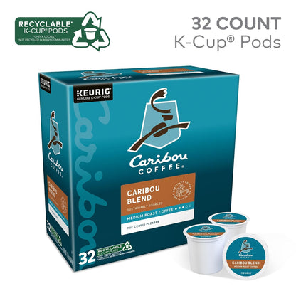 Caribou Coffee medium roast pods with caramel sweetness