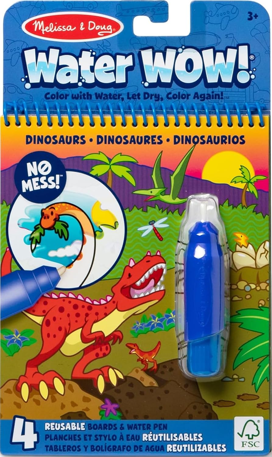 On the Go Water Wow dinosaur activity pad with water pen