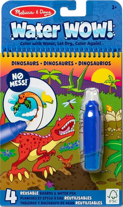 Melissa & Doug dinosaur Water Wow reusable coloring book toy