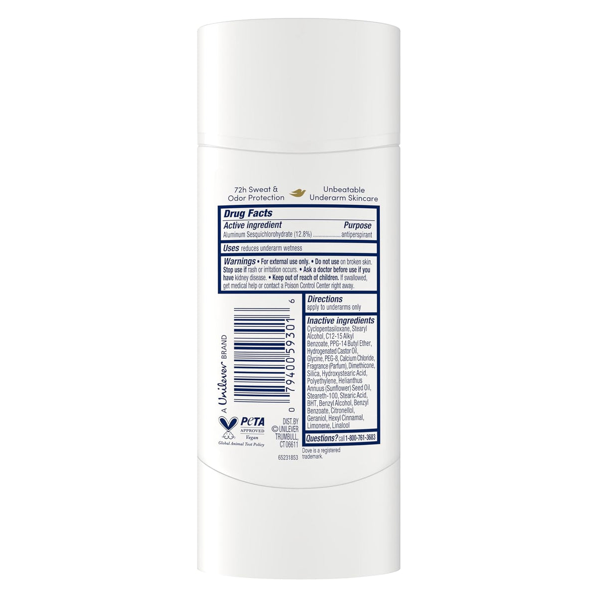 Dove Advanced Care Clear Finish no white marks deodorant