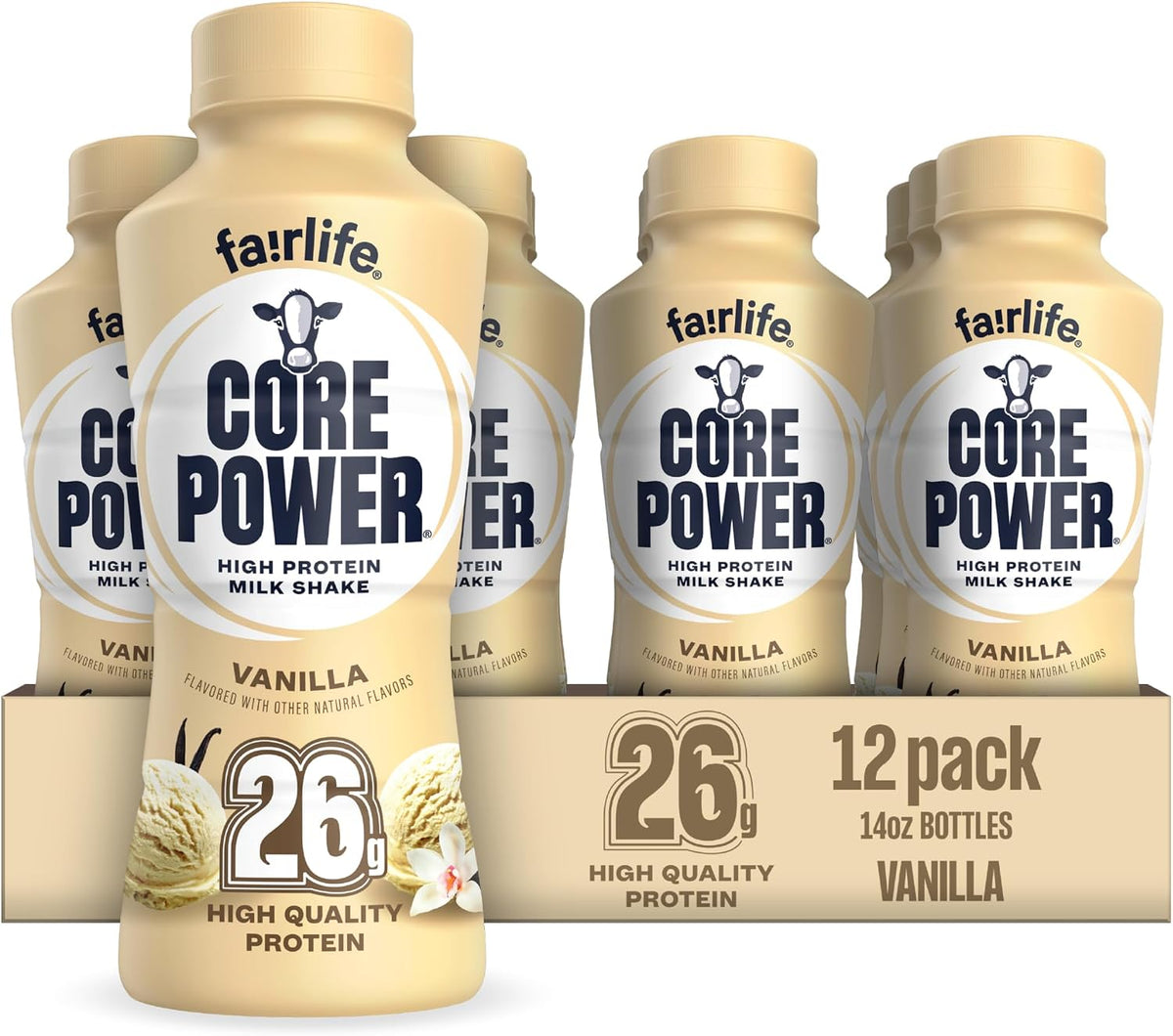 Core Power Fairlife vanilla protein shake 12 pack