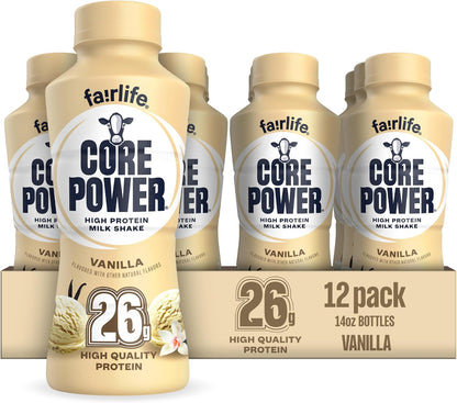 Core Power Fairlife vanilla protein shake 12 pack