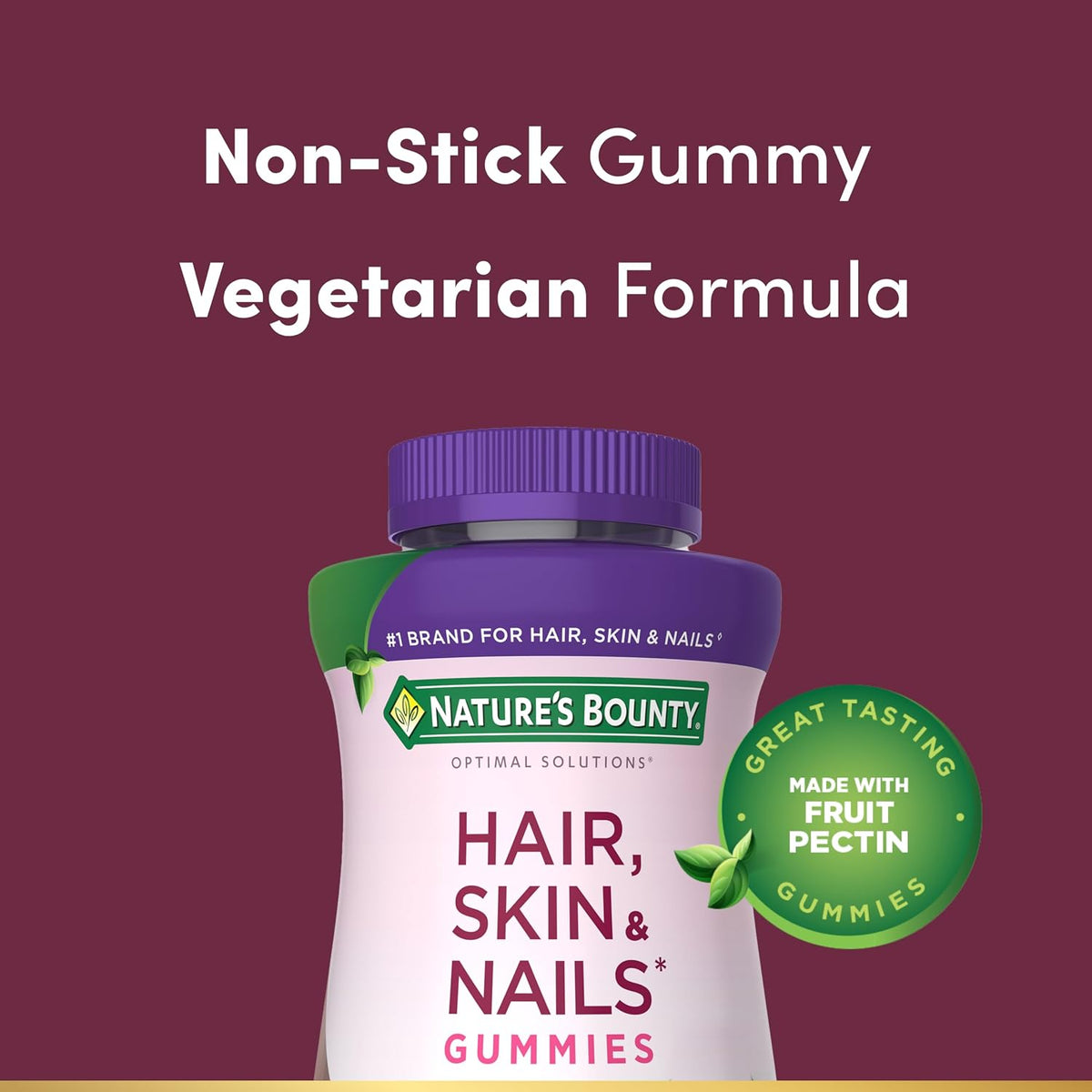 Nature's Bounty vegetarian beauty gummies bottle
