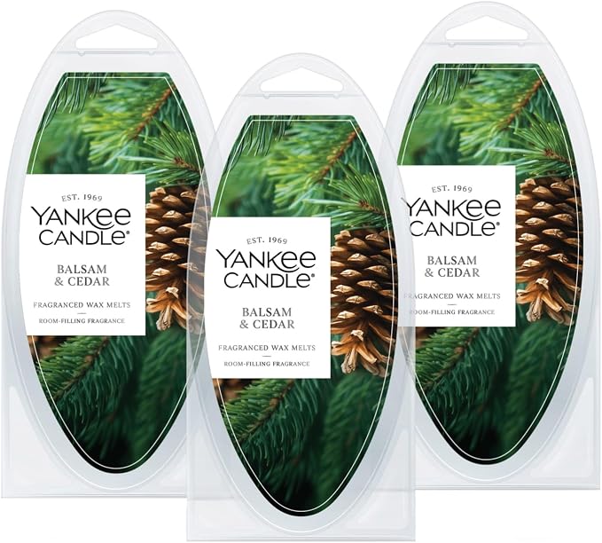 Yankee Candle Balsam & Cedar scented wax melts