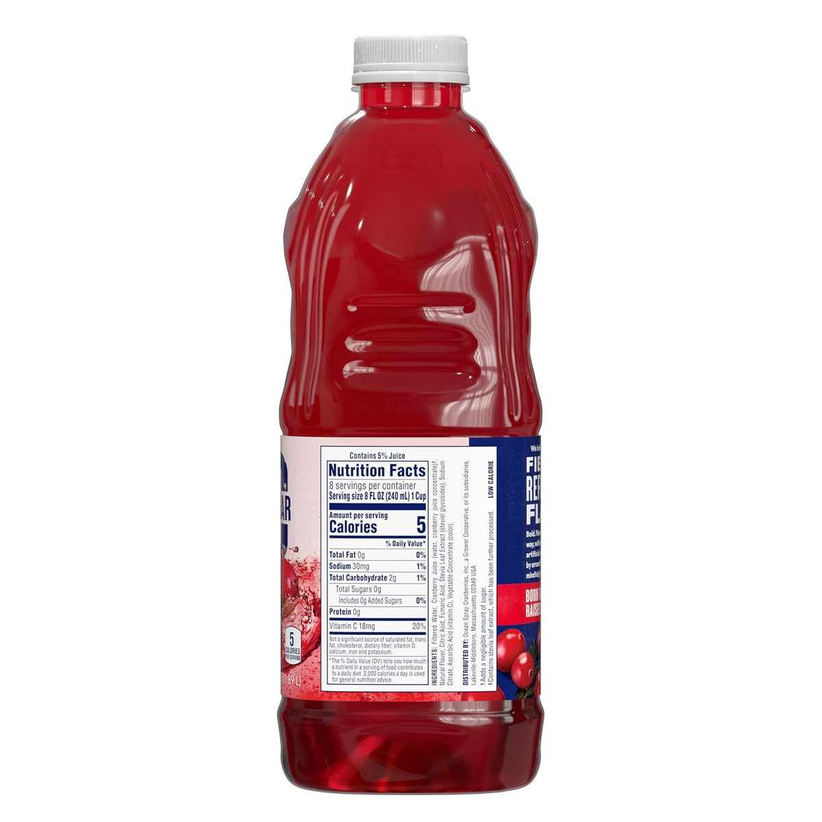 Ocean Spray cranberry juice drink with vitamin C
