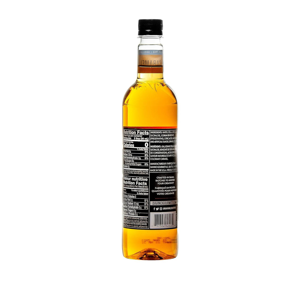DaVinci Gourmet caramel beverage syrup 25.4 fl oz