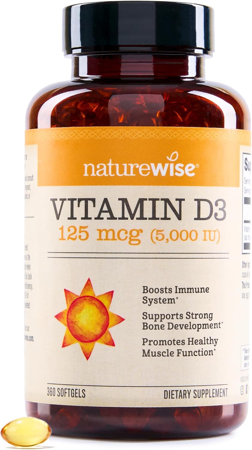 NatureWise Vitamin D3 immune support mini softgels