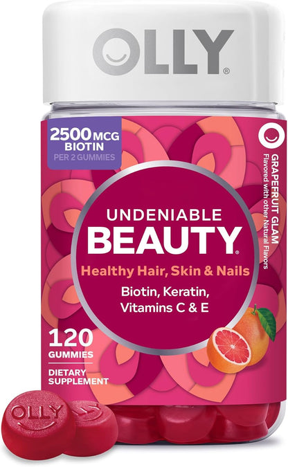 OLLY Undeniable Beauty biotin gummies supplement