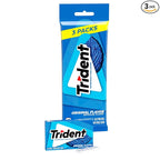 Trident Original sugar-free gum, three packs of 14 pieces