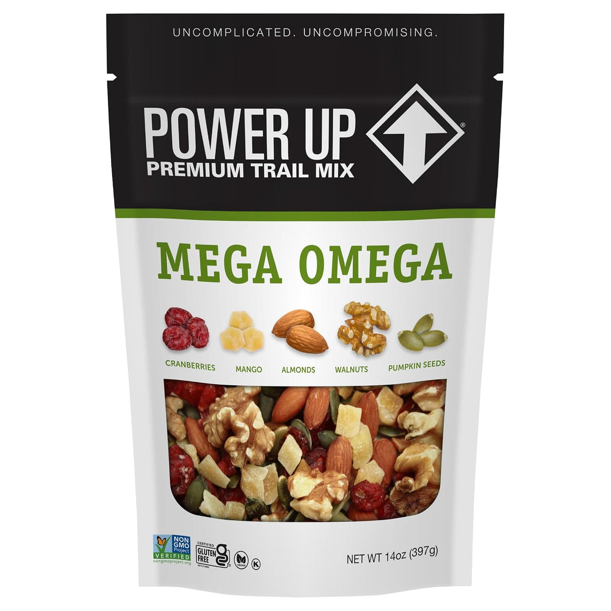 Power Up vegan gluten free trail mix package