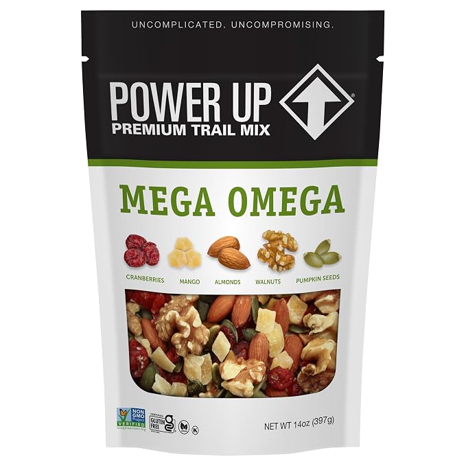 Power Up Mega Omega Trail Mix 14 ounce bag