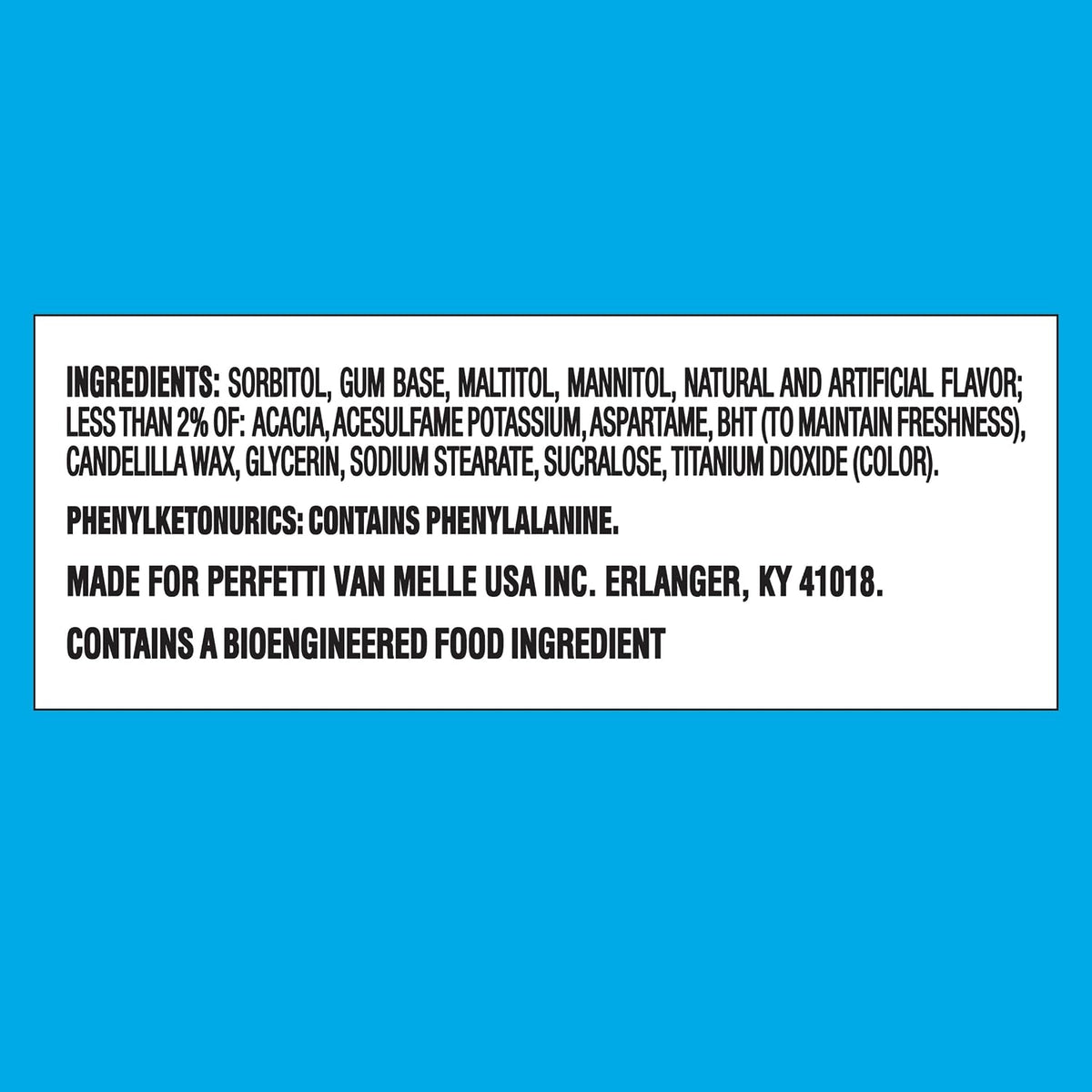 Trident White sugar-free gum with refreshing peppermint flavor