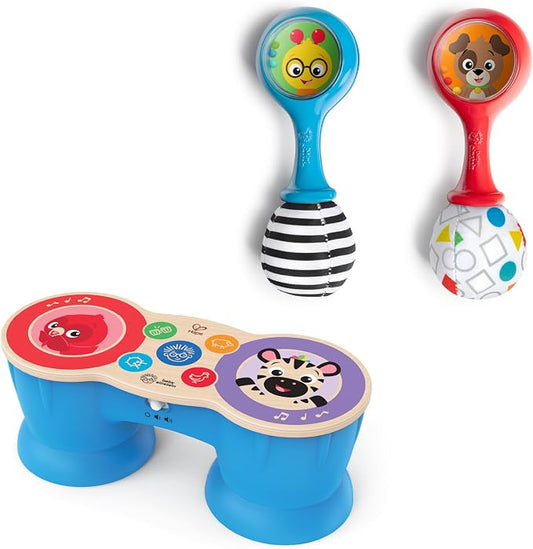 Baby Einstein musical drum and maracas gift set