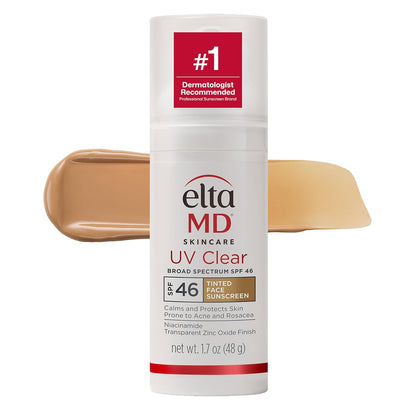 Oil-free EltaMD facial sunscreen for sensitive skin