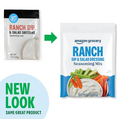 Amazon Grocery ranch seasoning mix packed in USA