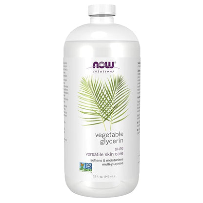 NOW Solutions vegetable glycerin 32 fl. oz skin care