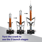 LEGO Technic rocket set with astronaut nanofigures