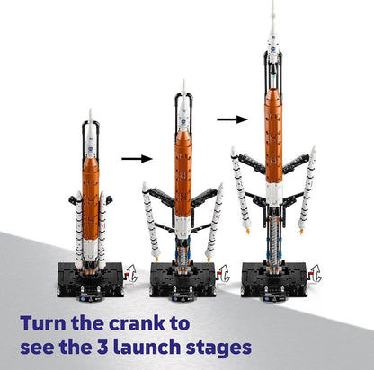LEGO Technic rocket set with astronaut nanofigures