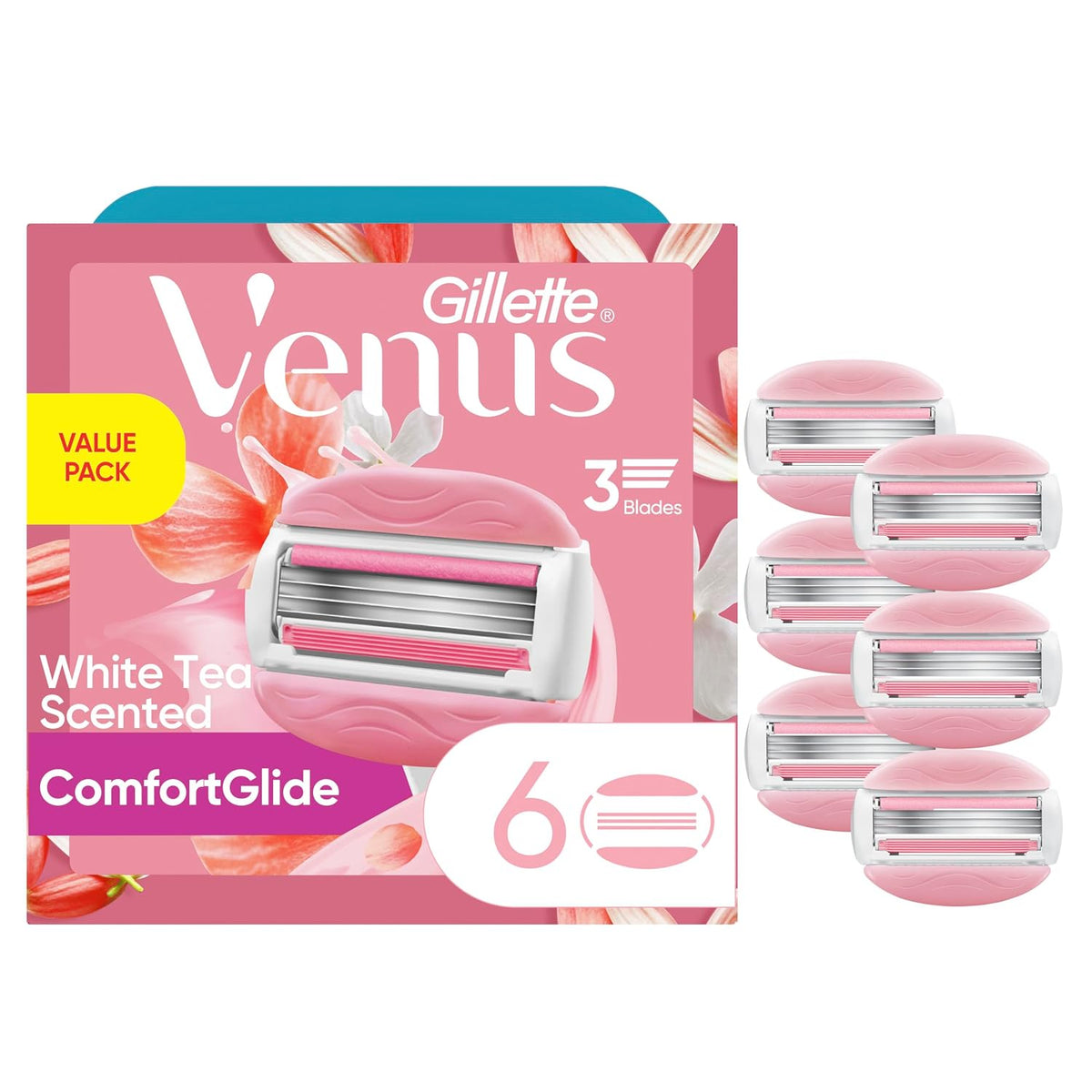Gillette Venus 3 blade razor cartridges for women