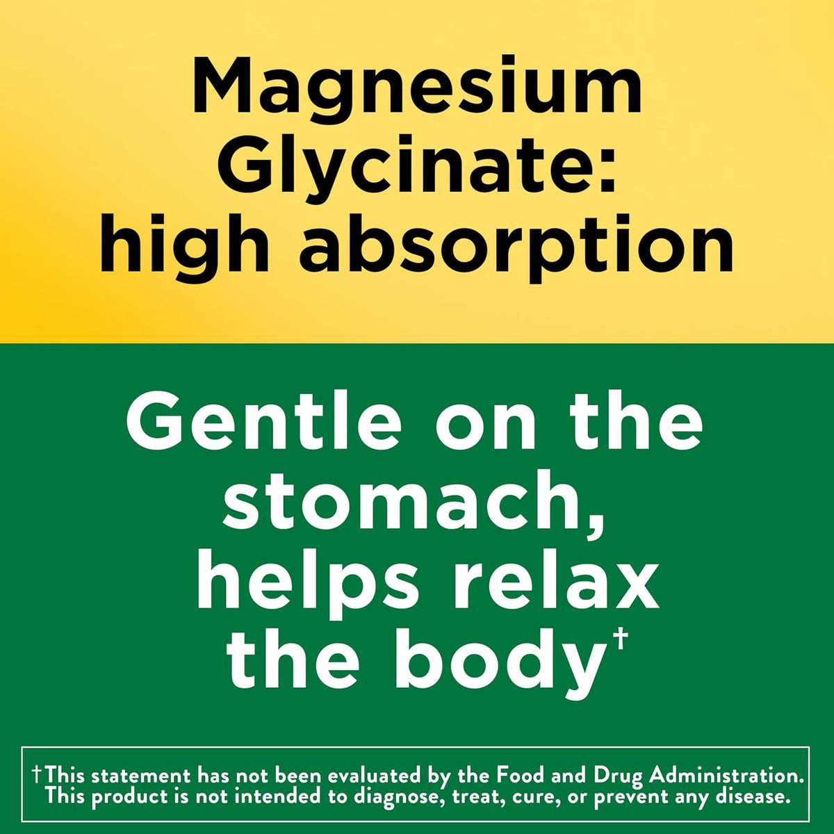 High absorption magnesium glycinate dietary supplement