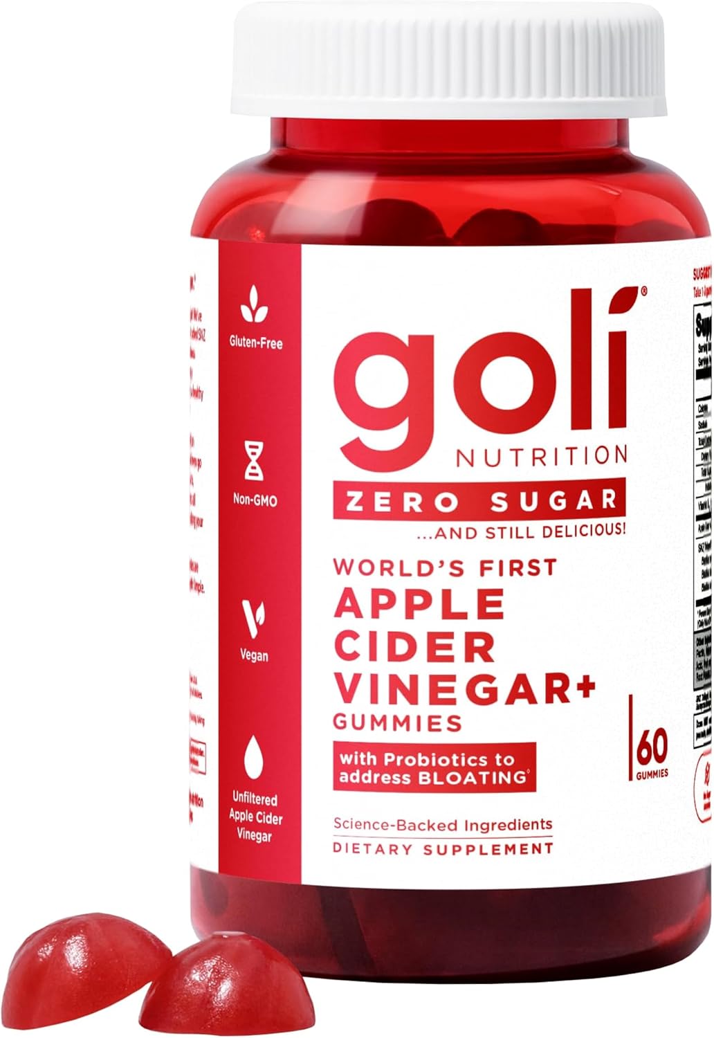 Goli ACV gummies with vitamin B12 and probiotics