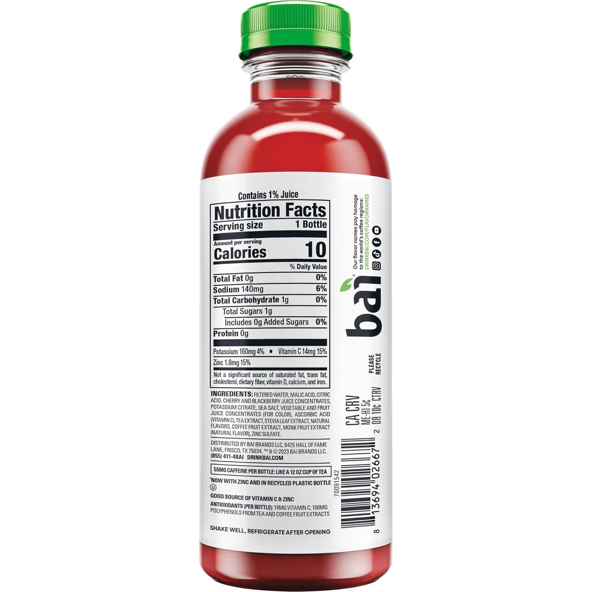 Bai antioxidant infused water with Vitamin C